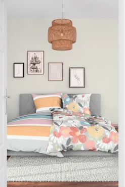 Bierbaum Seersucker-Bettwäsche mehrfarbig