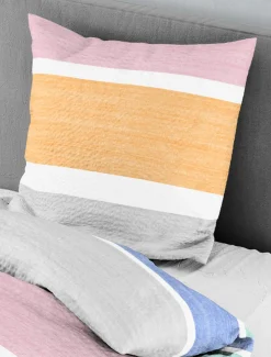 Bierbaum Seersucker-Bettwäsche mehrfarbig