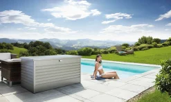 BIOHORT Freizeitbox 130 silberfarben