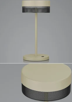 B-Leuchten LED - Akku - Tischleuchte 1flg schwarz