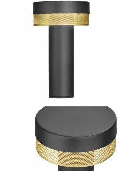 B-Leuchten LED - Akku - Tischleuchte 1flg schwarz