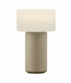 B-Leuchten LED-Akkuleuchte 1flg beige