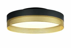 B-Leuchten LED-Deckenleuchte 1flg schwarz