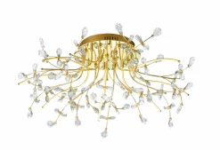 B-Leuchten LED-Deckenleuchte 8flg gelb