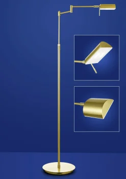 B-Leuchten LED-Stehleuchte 1flg gelb