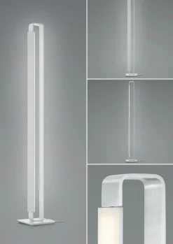 B-Leuchten LED-Stehleuchte 1flg grau