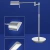 B-Leuchten LED-Tischleuchte 1flg silberfarben