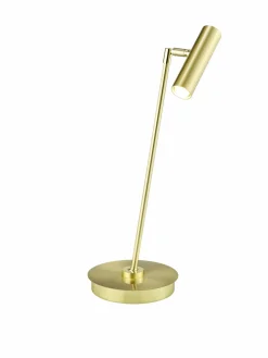 B-Leuchten LED-Tischleuchte 1flg goldfarben