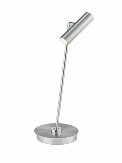 B-Leuchten LED-Tischleuchte 1flg silberfarben