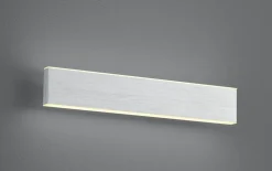 B-Leuchten LED-Wandleuchte 1flg silberfarben