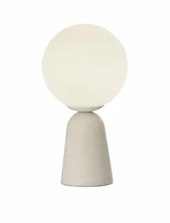 B-Leuchten Tischleuchte 1flg beige