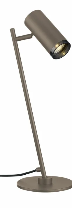 B-Leuchten Tischleuchte 1flg braun