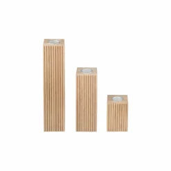 Blomus Kerzenhalter 3er - Set braun