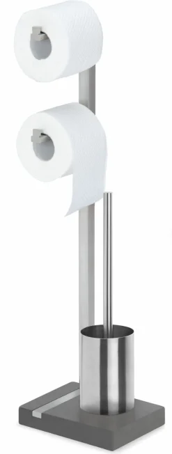 Blomus Toilettenbutler silberfarben