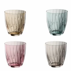 Bohemia Becher 260ml graupinkblauorange