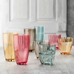 Bohemia Longdrinkbecher 4l graupinkblauorange