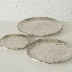 Boltze Teller 19cm silberfarben