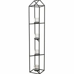 Boltze Windlicht schwarz