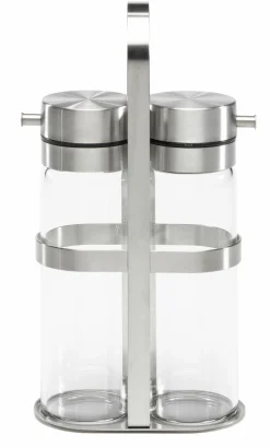 bongusto Essig- & Öl Set silberfarbentransparent