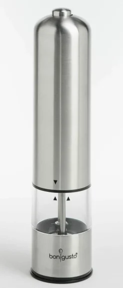 bongusto Gewürzmühle silberfarben