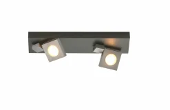 Bopp Leuchten LED-Deckenleuchte 2flg grausilberfarben