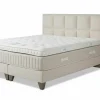 Boxspringbett beige