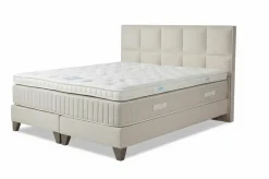 Boxspringbett beige