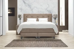 Boxspringbett braun