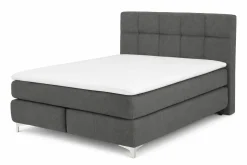 Boxspringbett grau