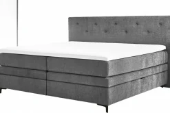 Boxspringbett grau