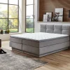 Boxspringbett grau