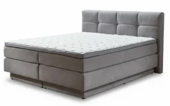 Boxspringbett grau