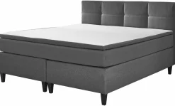 Boxspringbett grau