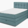 Boxspringbett grau