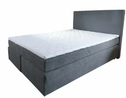 Boxspringbett grau