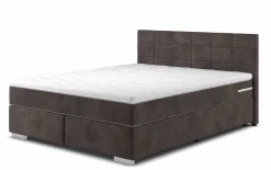 Boxspringbett grau