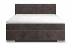 Boxspringbett grau