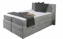 Boxspringbett grau