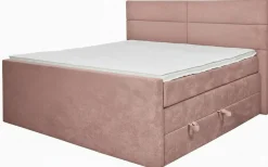 Boxspringbett pink