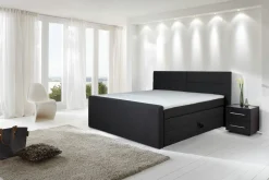 Boxspringbett schwarz