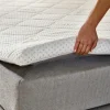 Boxspringbett silberfarben