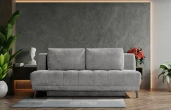 Boxspring-Querschläfer grau