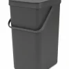 Brabantia Abfalleimer 16l grau