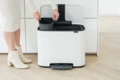Brabantia Treteimer 11l+23l weiß