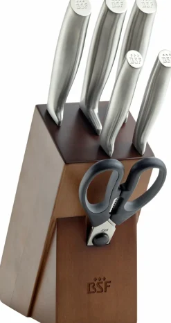 BSF Messerblock 7-tlg. braun