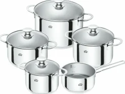 BSF Topfset 5tlg. silberfarben