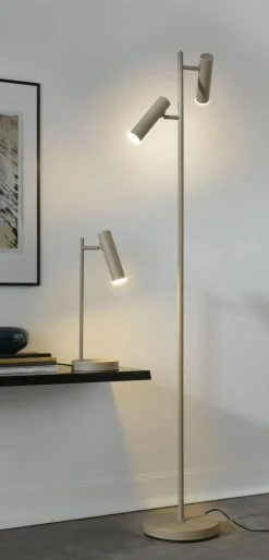 casa NOVA casa NOV LED-Tischleuchte 1flg beige