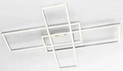 casa NOVA casa Nova LED-Deckenleuchte silberfarben