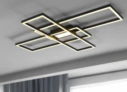 casa NOVA casa Nova LED-Deckenleuchte schwarz