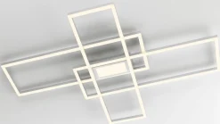 casa NOVA casa Nova LED-Deckenleuchte silberfarben